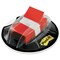 Post-it Flags 1 in. x 1.75 in. Page Flags in Desk Grip Dispenser - Red (200/Pack)